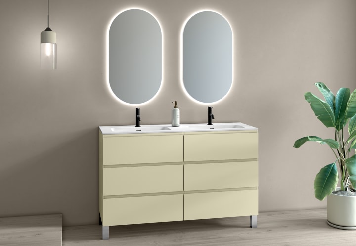 Ensemble de meubles de salle de bains Roma Bruntec principal 2