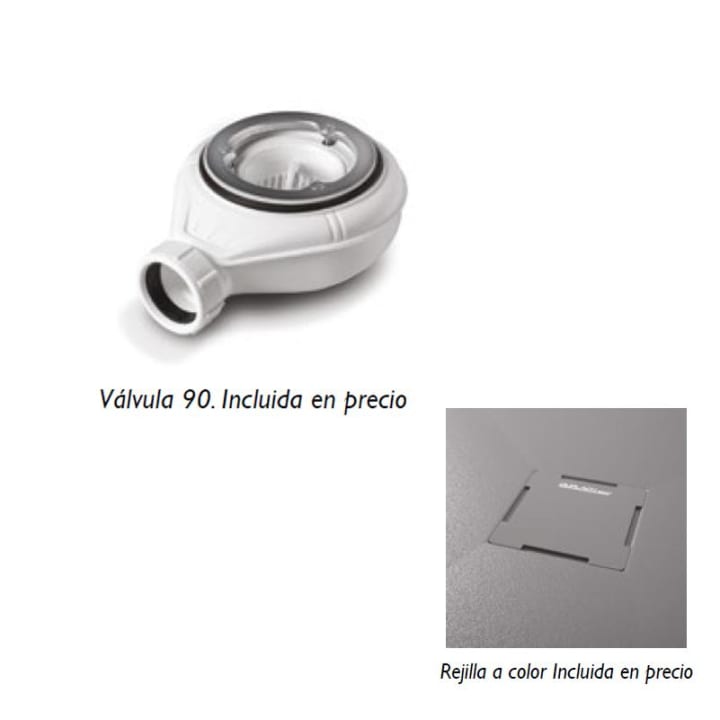 Receveurs de douche en résine décorés Stone 3D effet Bois Bruntec croquis 8