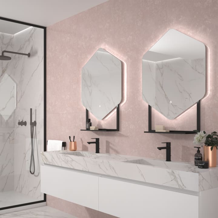 Miroir de salle de bains avec éclairage LED Azores Eurobath principal 1