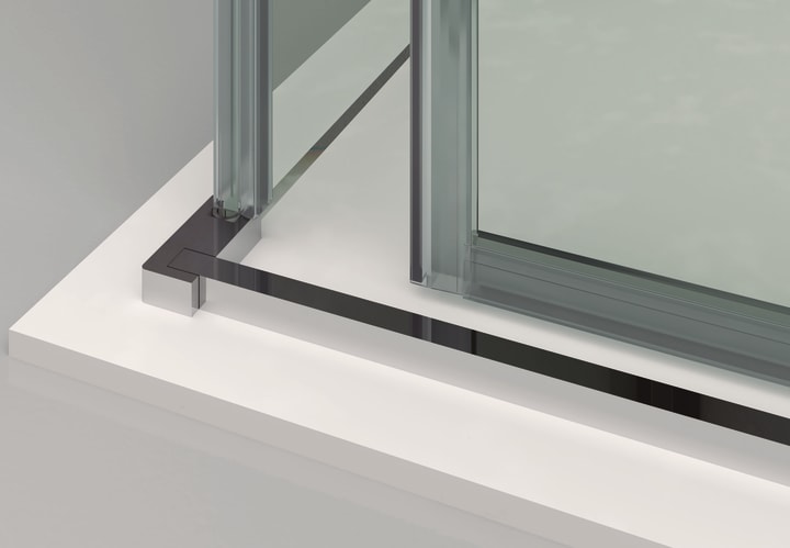 Paroi de douche Lux de Bruntec détail 3