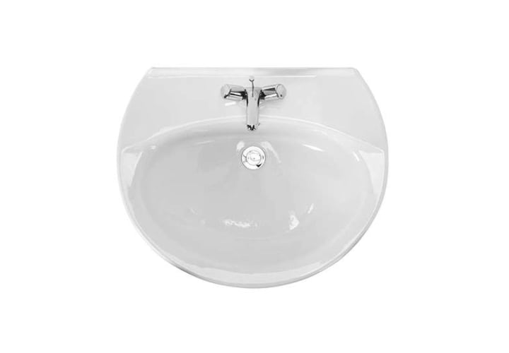 Lavabo pedestal Benissa Unisan Sanidusa detalle 1