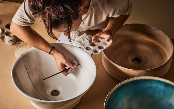 Lavabo sobre encimera Oxide Bathco ambiente 2