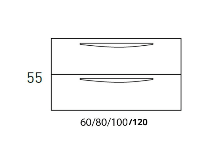 Mueble de baño Arco Viso croquis 14