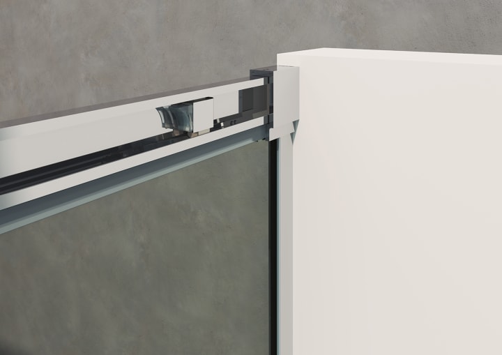 Mampara de ducha Meissa 300 Bruntec a medida detalle 5