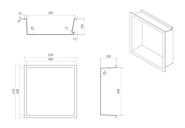 Hornacina de baño Indic Medimex croquis 7