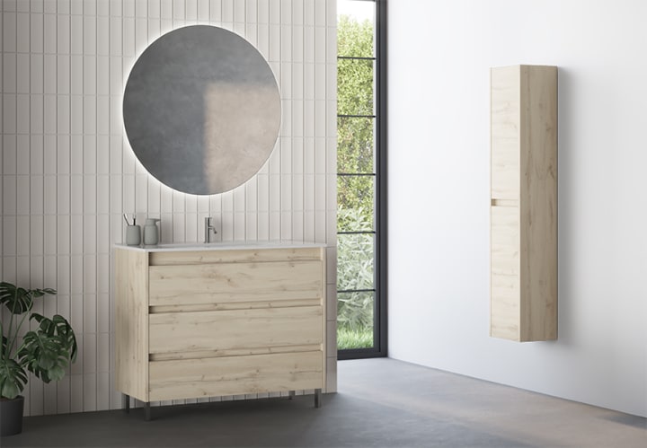 Conjunto mueble de baño Oxford Bruntec principal 2