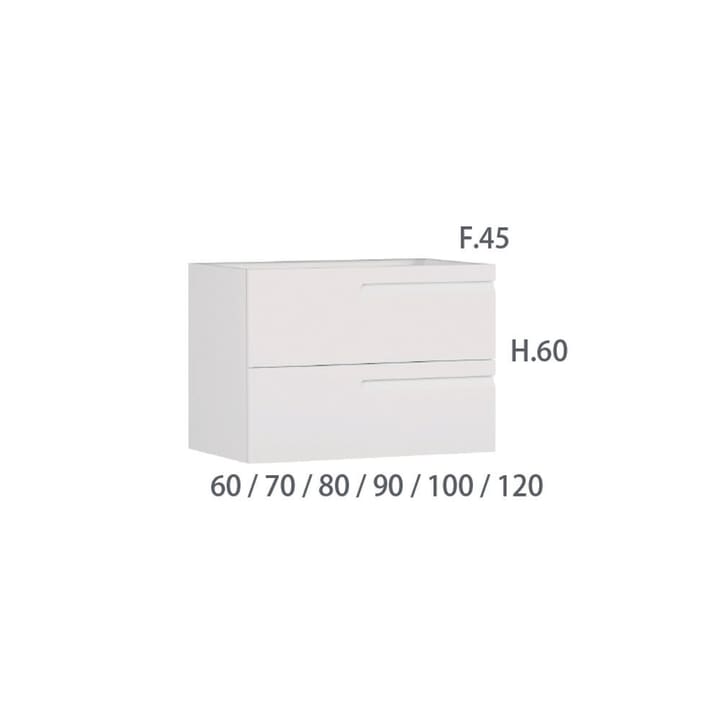 Mueble de baño Zeus Campoaras croquis 3