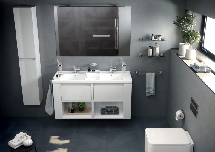 Porte-serviettes de bain Square Duo Cosmic environnement 4