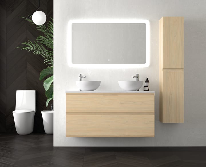 Meubles de salle de bains avec plan de toilette en pierre Carmen Avila Dos principal 1