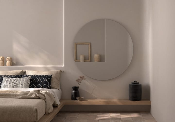 Bruntec Miroir de salle de bains Round environnement 5