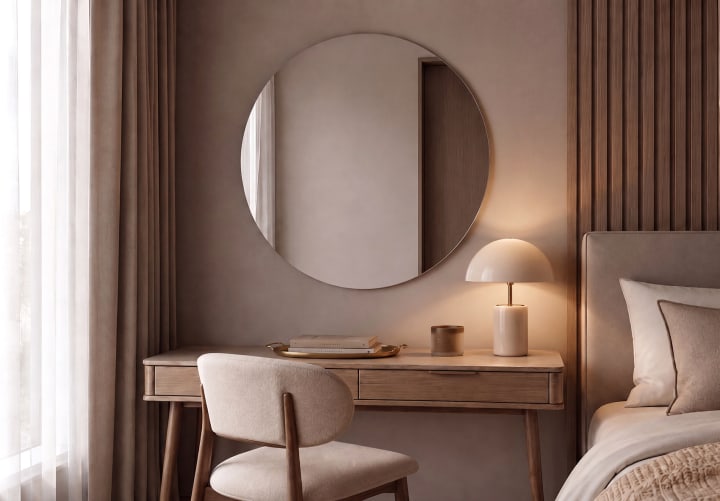 Bruntec Miroir de salle de bains Round environnement 4