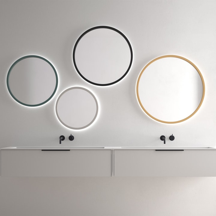 Miroir de salle de bains avec éclairage LED Vanuatu Eurobath principal 2