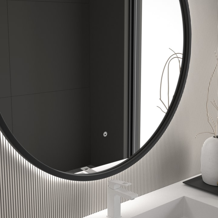 Miroir de salle de bains avec éclairage LED Vanuatu Eurobath détail 13