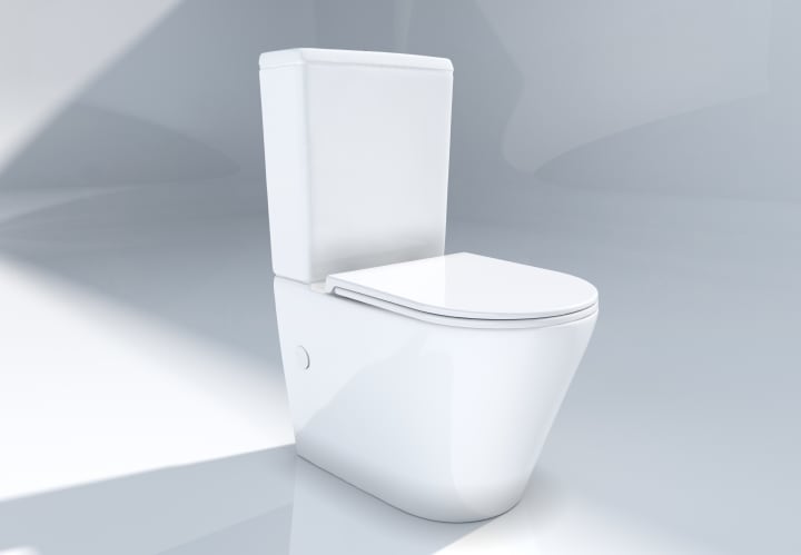 Inodoro compacto Rimless Lisboa de Bruntec ambiente 6