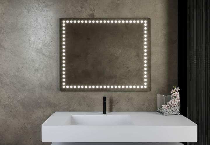 Bruntec Cindy Miroir de salle de bain avec éclairage LED environnement 6