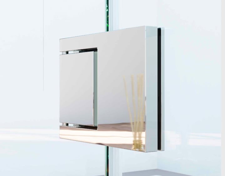 Mampara de ducha Singapur Glassinox detalle 1