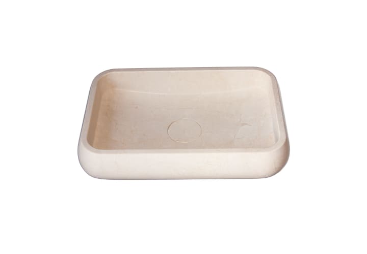 Lavabo de mármol natural Rubi Bruntec detalle 1