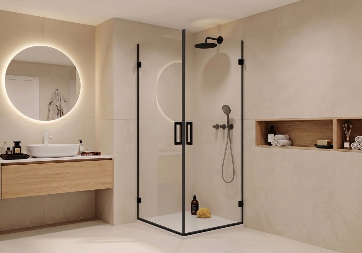 Mampara de ducha Capri 300A  Bruntec principal 1