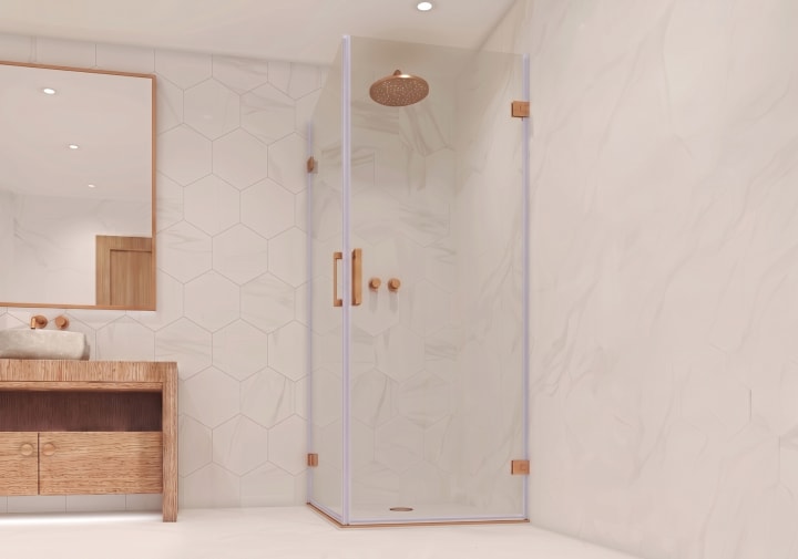 Mampara de ducha Capri 300A  Bruntec ambiente 14