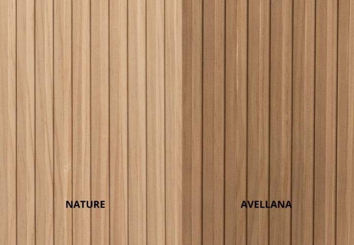 Mueble de baño madera maciza con encimera de madera Alpes 4 Bruntec detalle 4