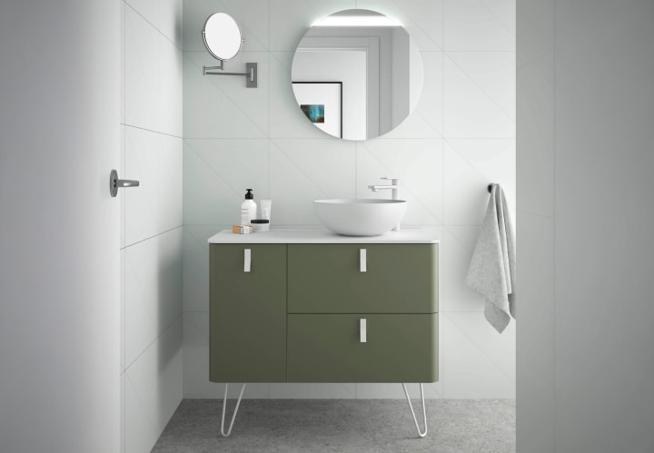 Meuble de salle de bains avec plan de toilette Uniiq Salgar principal 3