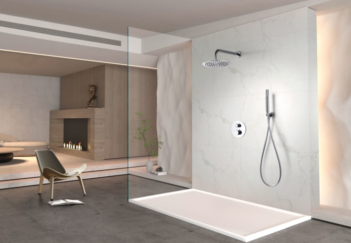Conjunto de ducha empotrado Génova Imex ambiente 6