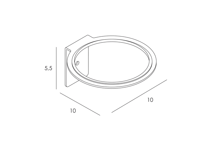 Soporte de secador Slim de Manillons Torrent croquis 6