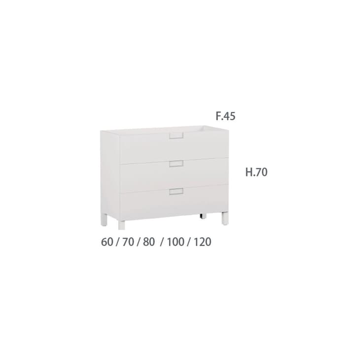 Mueble de baño Luna Campoaras croquis 4