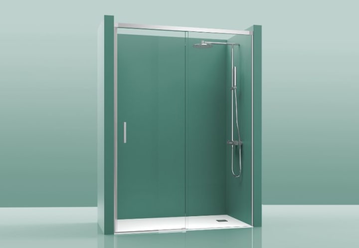 Paroi de douche sur mesure Elara Bruntec détail 6