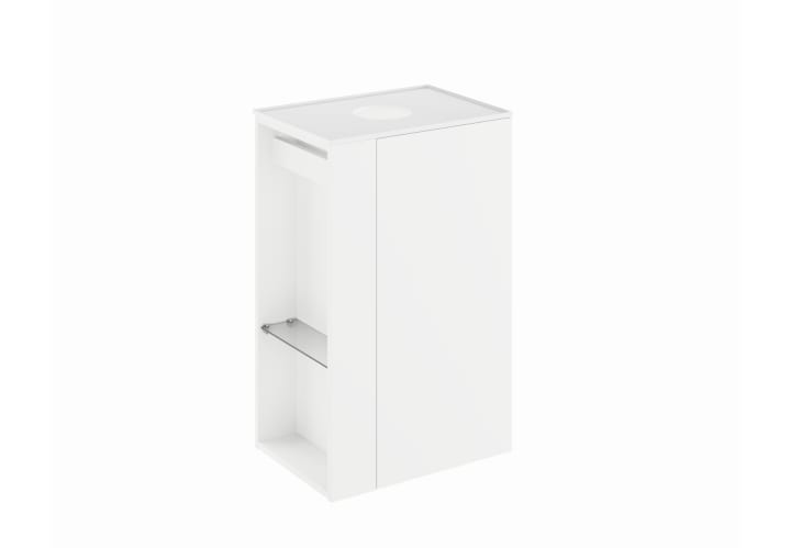 Meubles de salle de bains avec plan de toilette profondeur réduite Bassi Royo principal 7