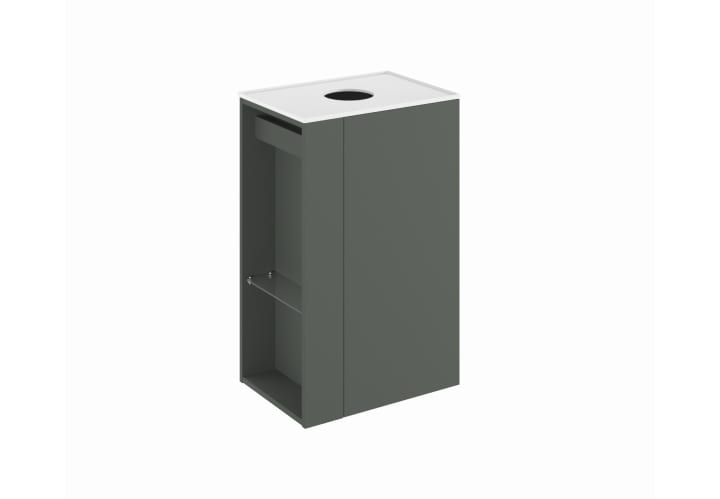 Meubles de salle de bains avec plan de toilette profondeur réduite Bassi Royo principal 3