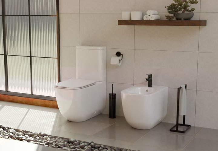 Inodoro compacto Zen Fossil Natura ambiente 3