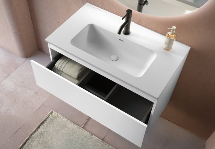 Ensemble de meubles de salle de bains Roma Bruntec détail 11