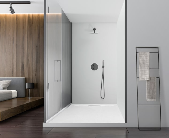 Plato de ducha de resina Elite Bruntec ambiente 10