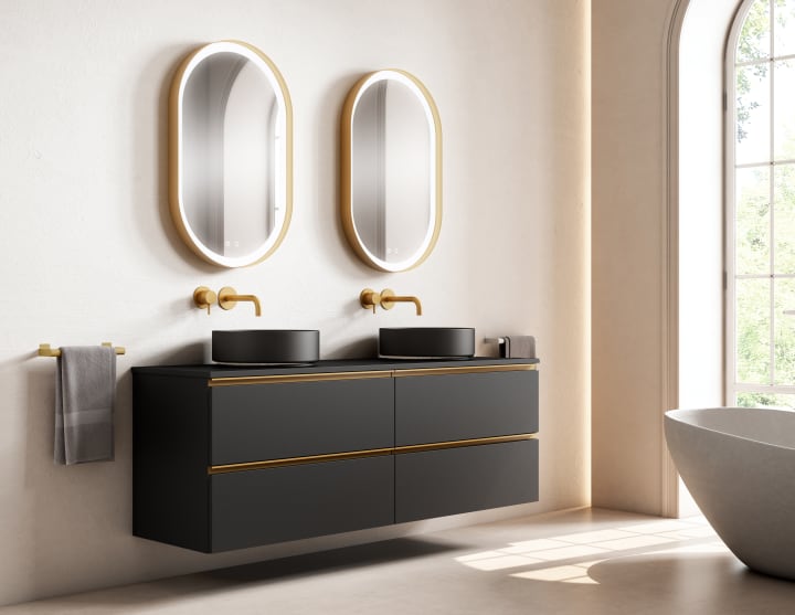 Meuble de salle de bains avec plan de toilette hydrofuge Granada Visobath principal 3