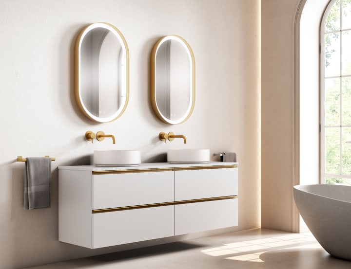 Meuble de salle de bains avec plan de toilette hydrofuge Granada Visobath principal 4
