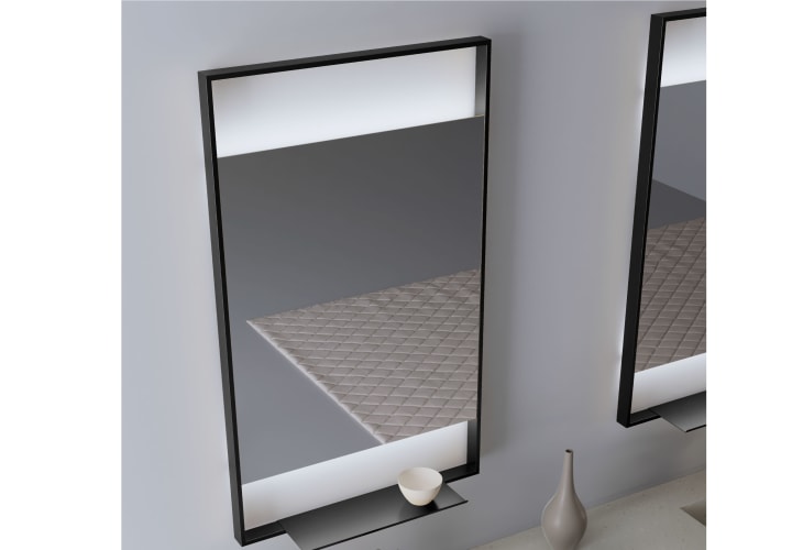 Espejo de baño con luz LED Elan de Bruntec detalle 1