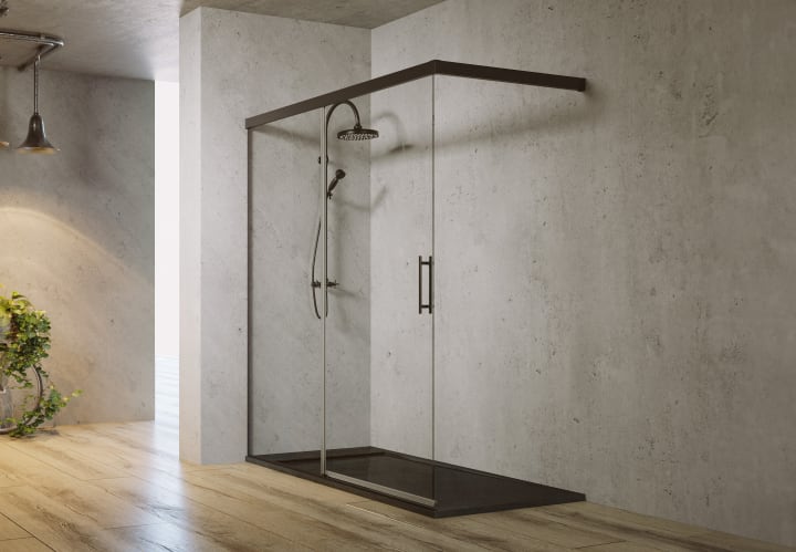 Mampara de ducha Bastia Bruntec principal 1