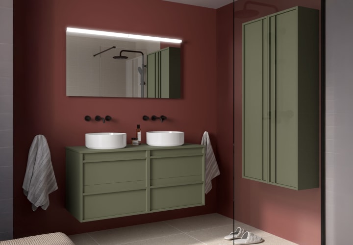Mueble de baño con encimera de madera Attila Salgar principal 7