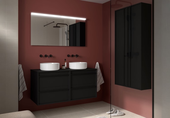 Mueble de baño con encimera de madera Attila Salgar principal 5