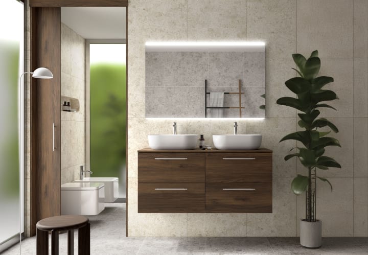 Mueble de baño con encimera Silane Salgar principal 2