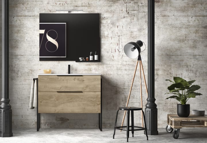 Mueble de baño Galsaky industrial Coycama ambiente 10