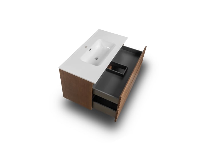 Conjunto de mueble de baño de Palilleria Horizontal Alpes 1 Bruntec detalle 4