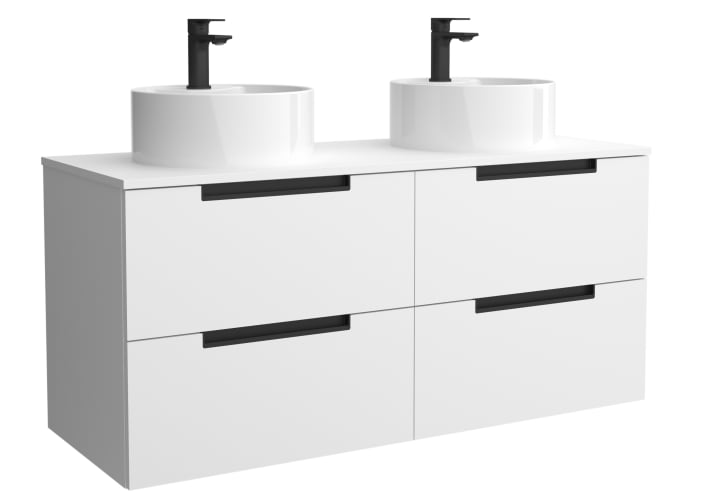 Ensemble de meubles de salle de bains Leni Salgar avec vasque à poser principal 5