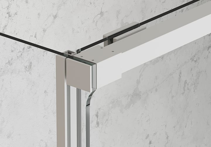 Paroi de douche coulissante sur mesure Aria Bruntec détail 11