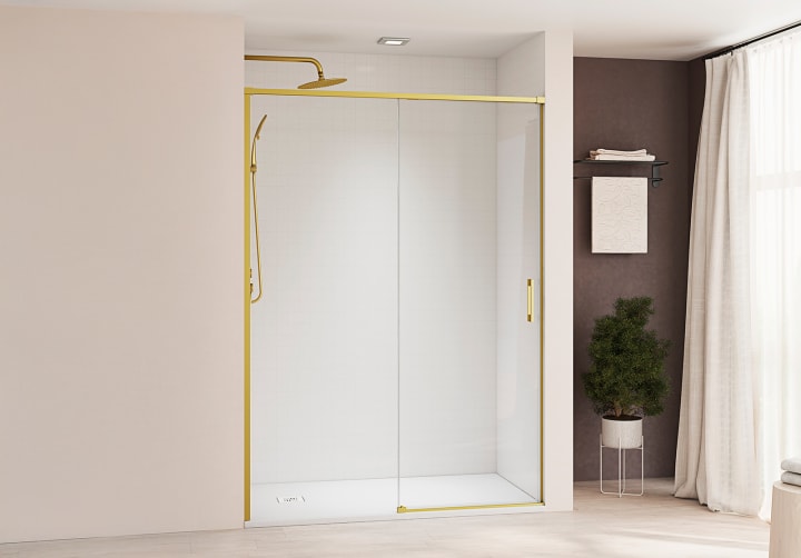 Paroi de douche coulissante sur mesure Aria Bruntec principal 4