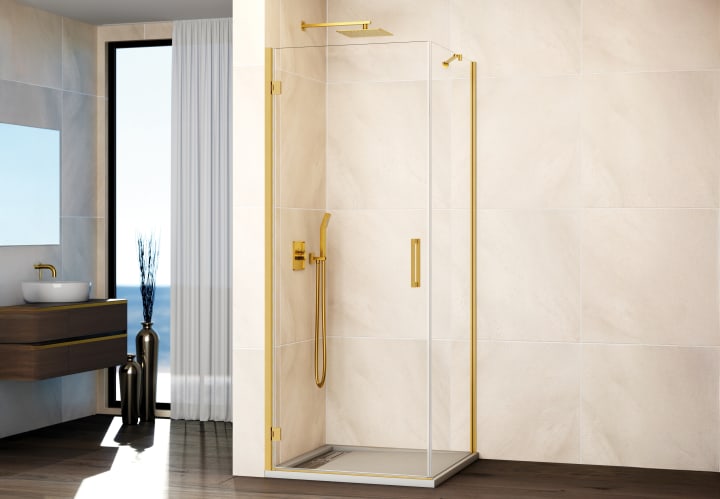 Paroi de douche en verre (Combi A + côté fixe) GME principal 4