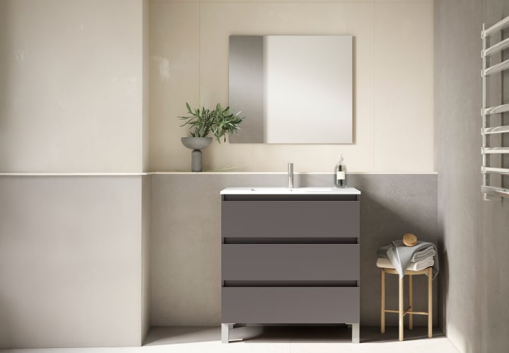 Meuble de salle de bains à faible profondeur 39,5 cm Box Viso principal 3