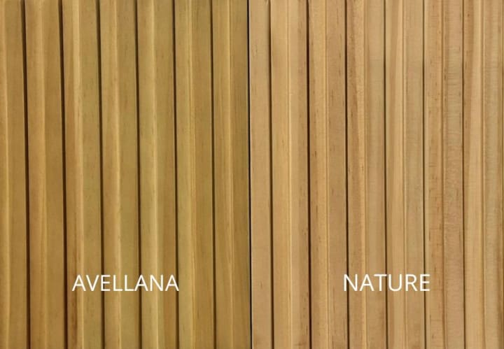 Ensemble de meubles de salle de bains en bois massif Alpes 14 Bruntec détail 4