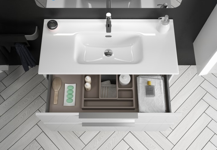 Meuble de salle de bains Galsaky Coycama détail 9
